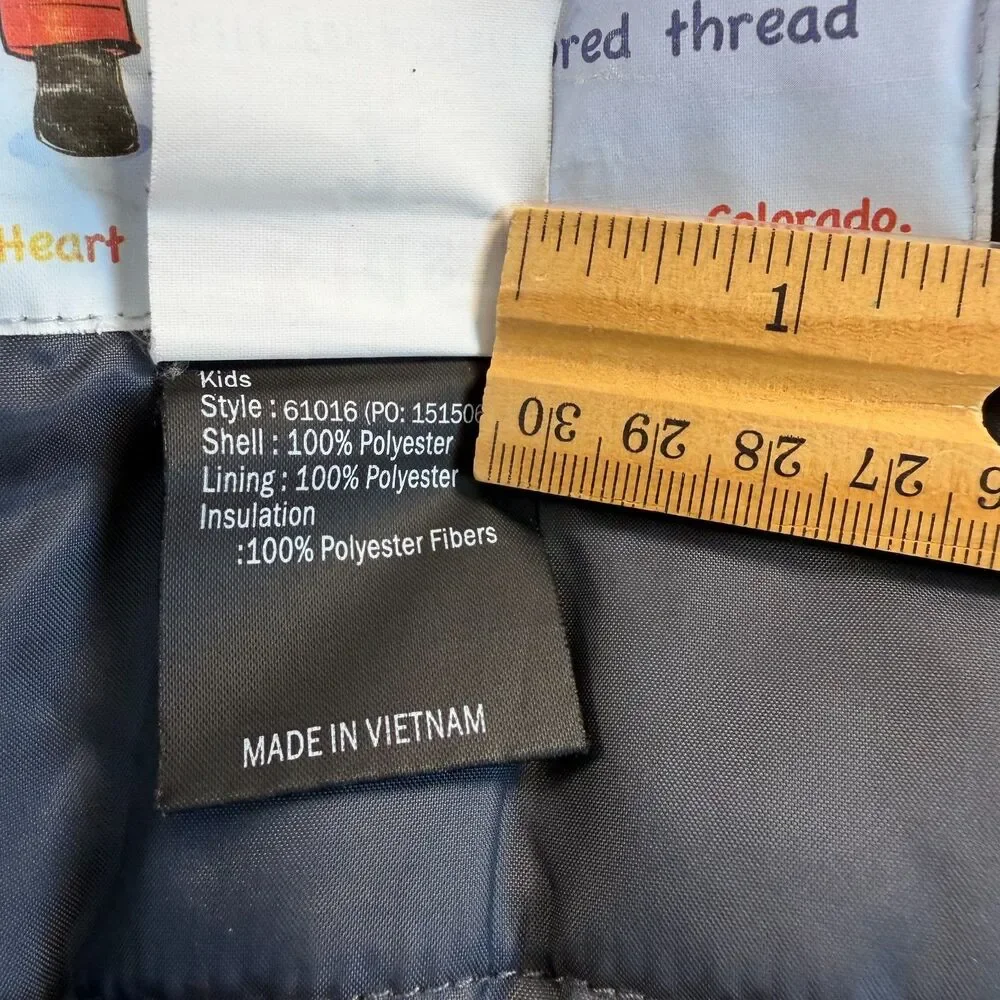 Obermeyer Kids Ski Jacket Size 2 Blue Hooded I-Grow Waterproof Winter Coat